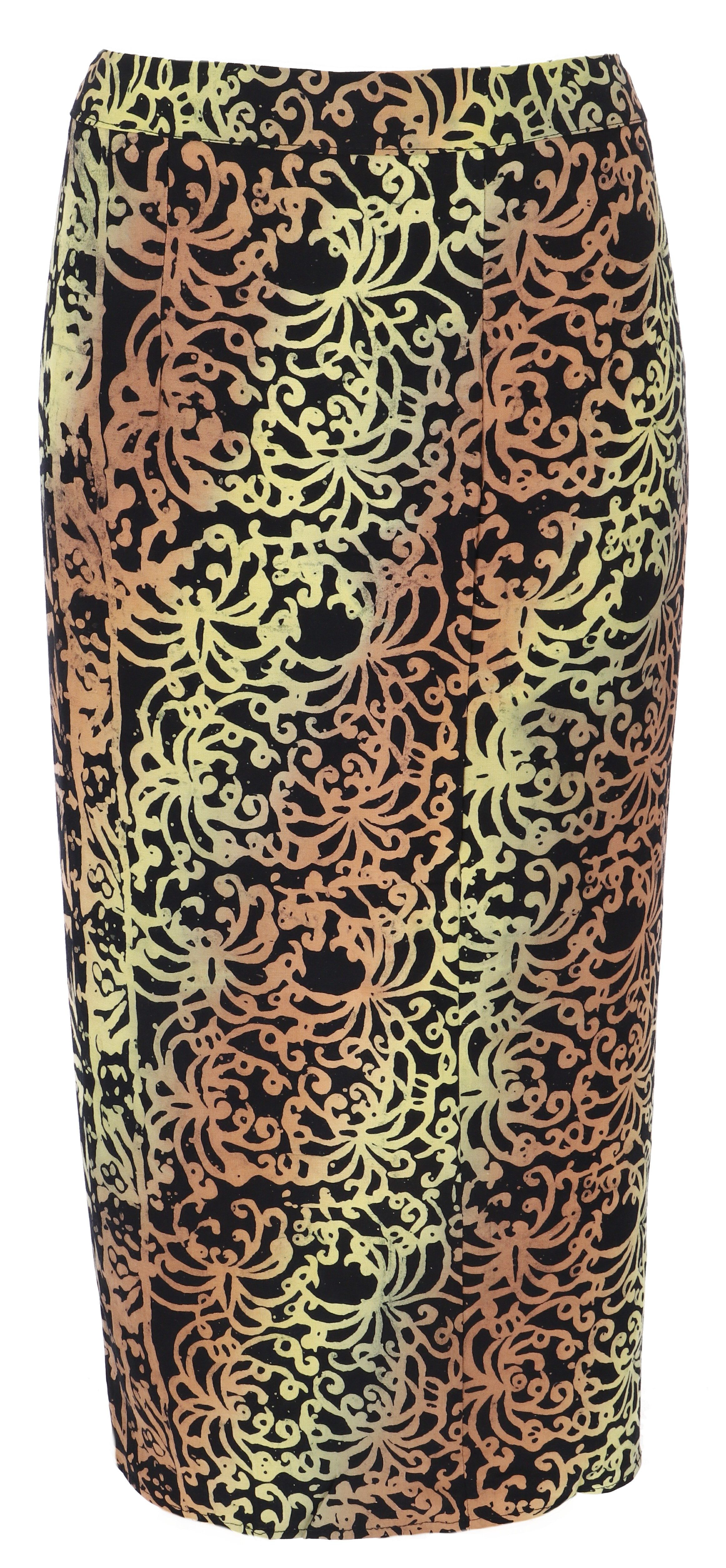 Guru-Shop Minirock 3/4 Wickelrock, Bali Sarong günstig online kaufen