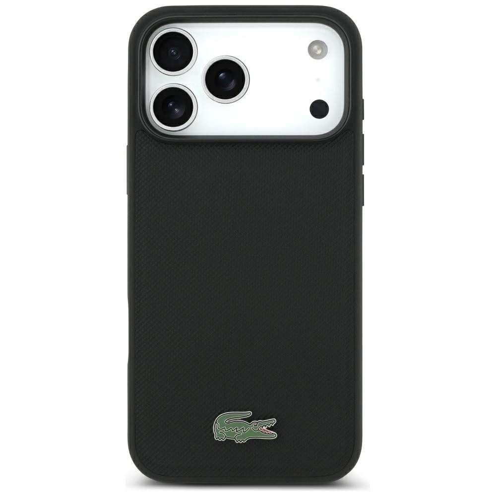 Lacoste Handyhülle iPhone 18 Pro Max MagSafe Petit Pique Hülle schwarz Logo 6,9 Zoll, Kantenschutz – Bild 3 von 5