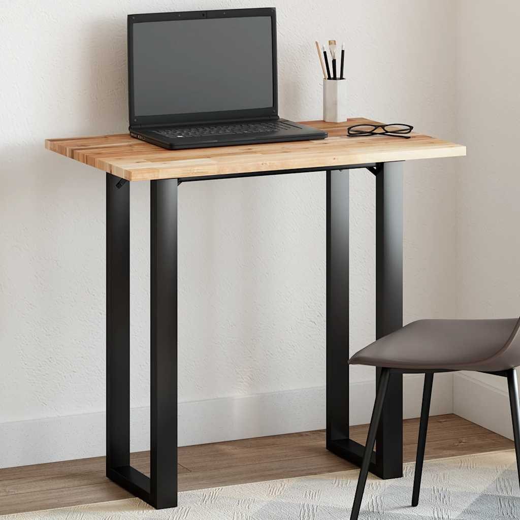 vidaXL Tischplatte Tischplatte Rechteckig 80x50x2 cm Massivholz (1 St)
