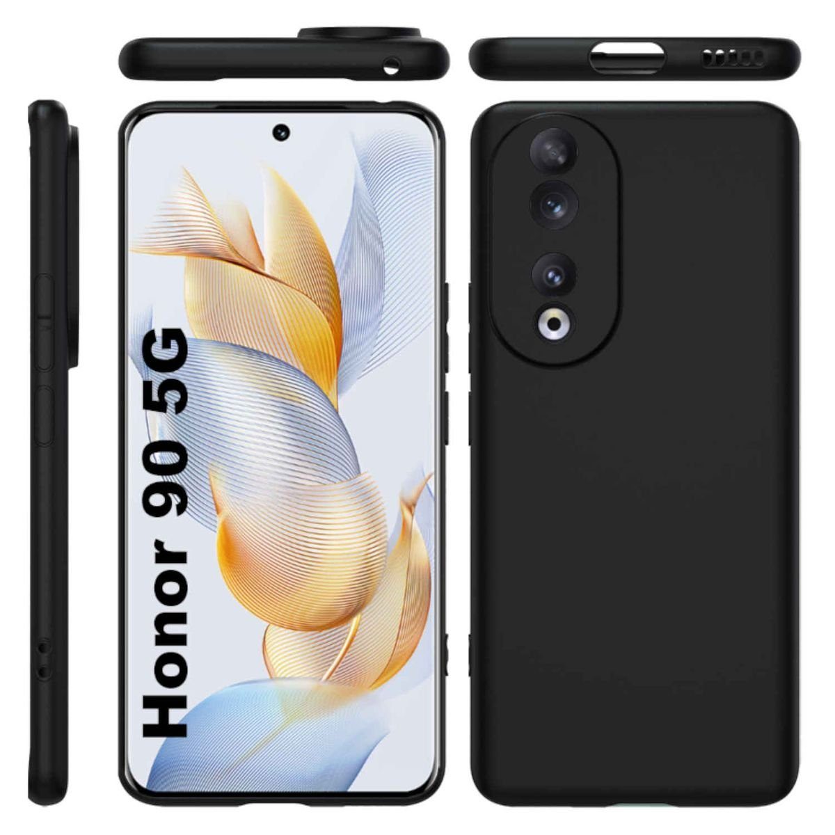 Wigento Handyhülle AUSWAHL Für Honor 90 Schutz Zubehör Handy Tasche Hart Glas Hülle Neu