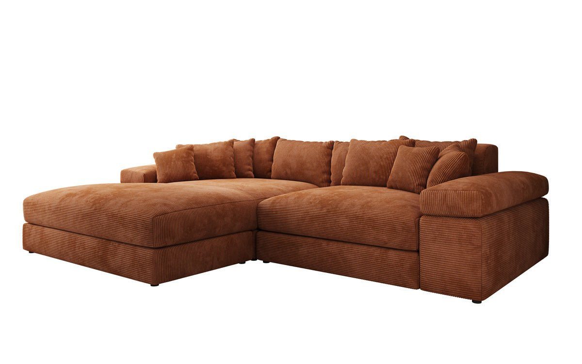 Luxusbetten24 Sofa Designer Sofa Bernardo, mit breiter Ottomane