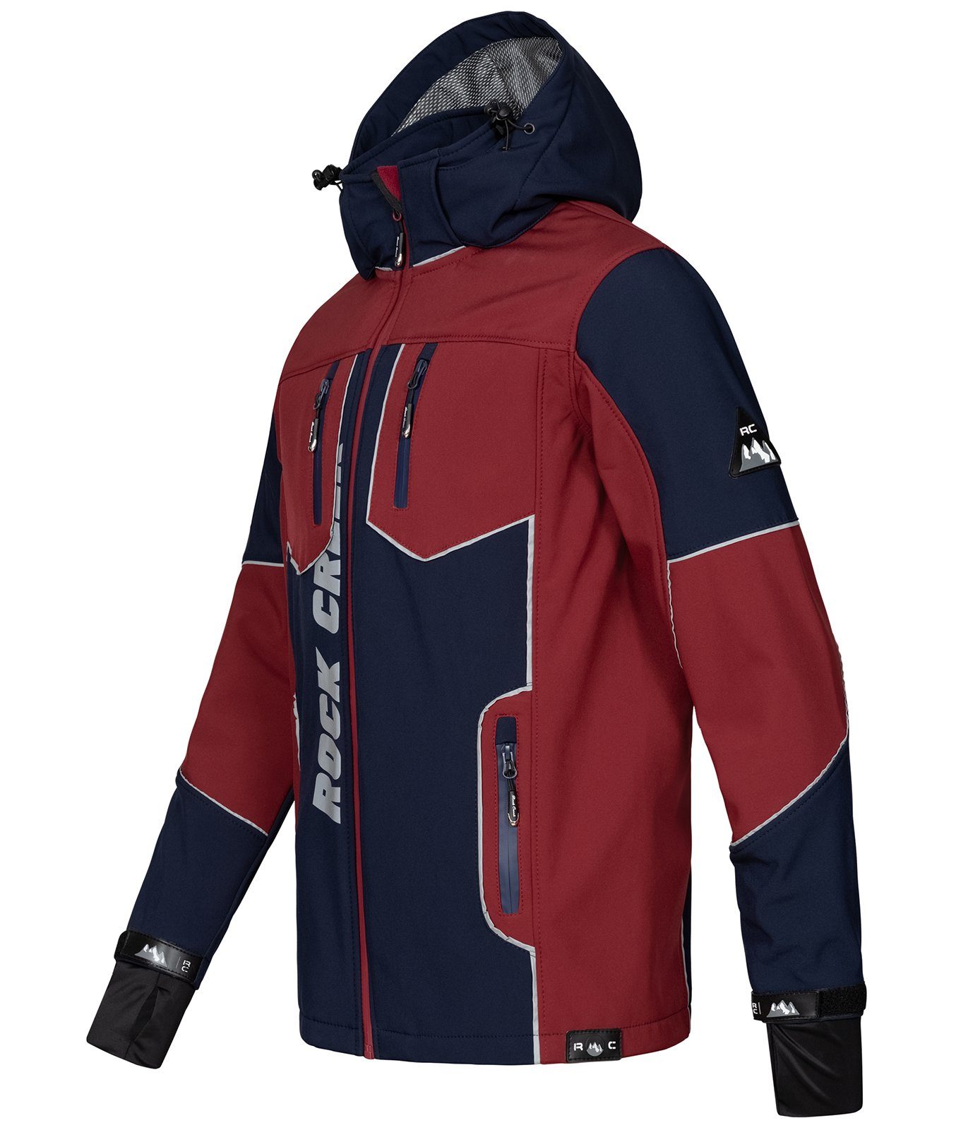 Rock Creek Softshelljacke Herren Softshelljacke Wanderjacke günstig online kaufen
