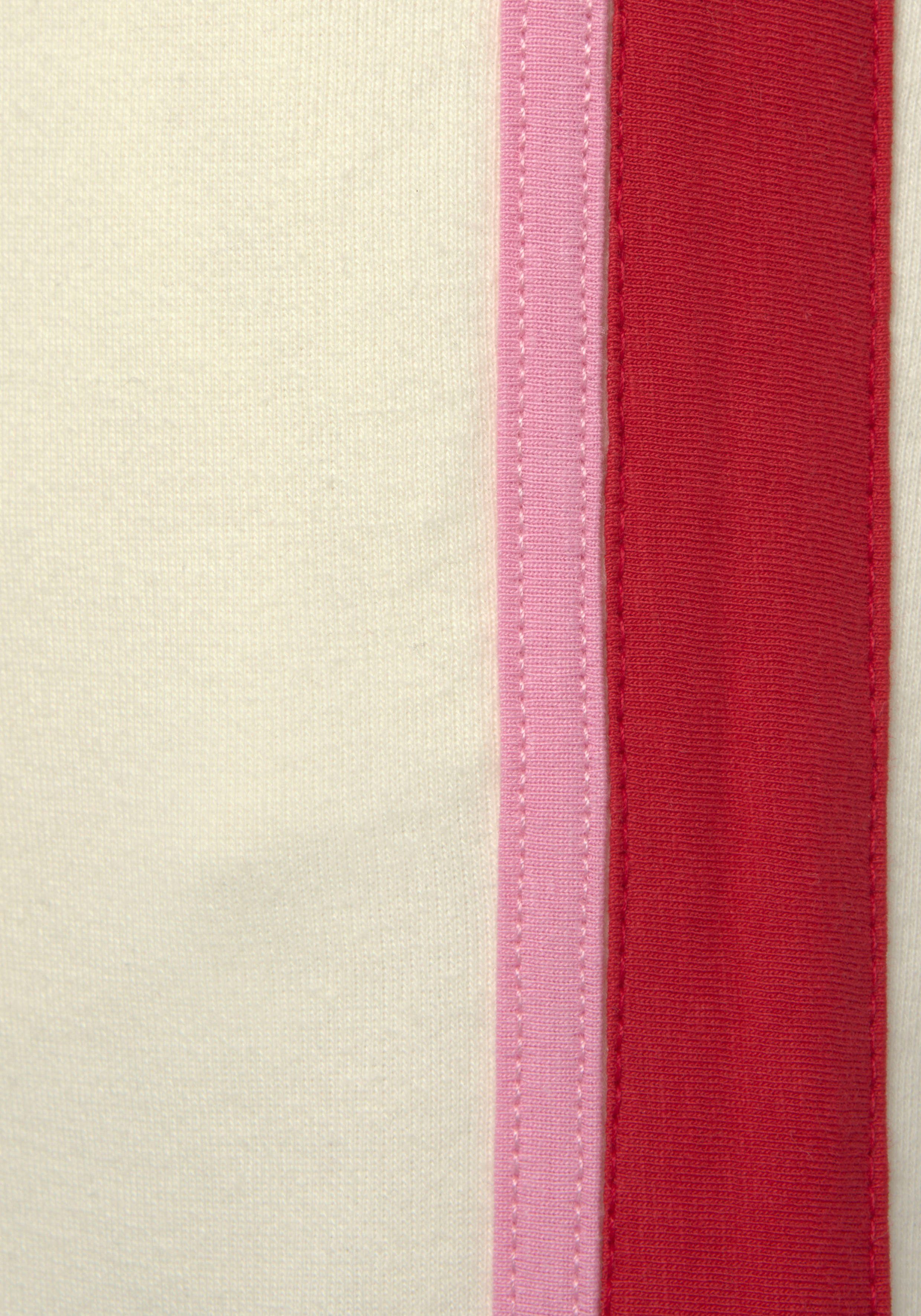 Vivance Sweatshorts (1-tlg) mit Kontrast Einsätzen, Loungewear