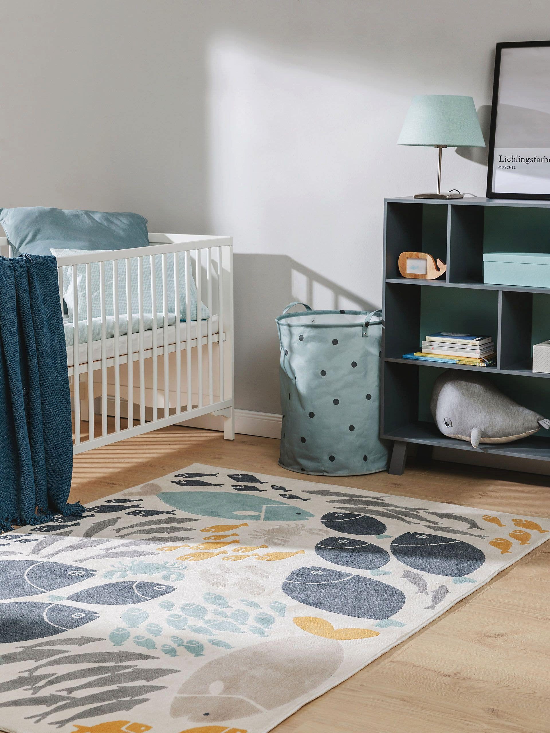 benuta Kinderteppich Fabius, rechteckig, Höhe: 6 mm, Kunstfaser, Berber, Ethno-Style, Wohnzimmer