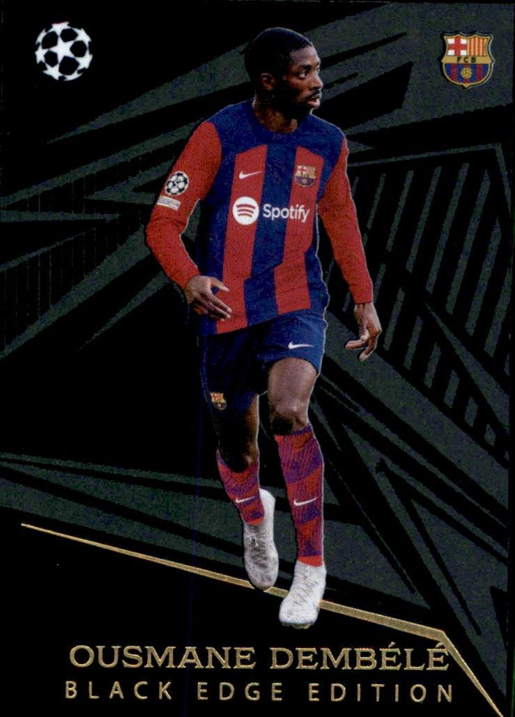 Topps Sammelkarte 494 - Ousmane Dembele - Black Edge Edition - 2023/2024