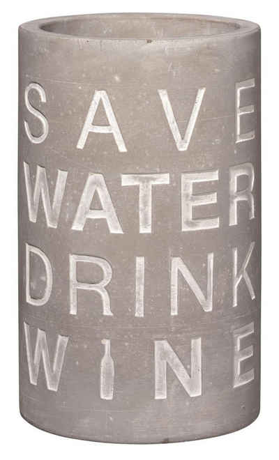 Räder Design Weinkühler Flaschenkühler Getränkekühler "Save Water Drink