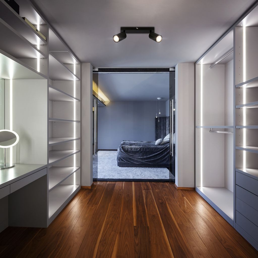 B.K.Licht Deckenleuchte LED Deckenstrahler GU10 Energieeffizient EEK A BKL1629, LED wechselbar, 2700K - Extra-Warmweiß, Deckenleuchte 25,5 cm Schwarz je 2W, je 450lm GU10 Wohnzimmer Flur