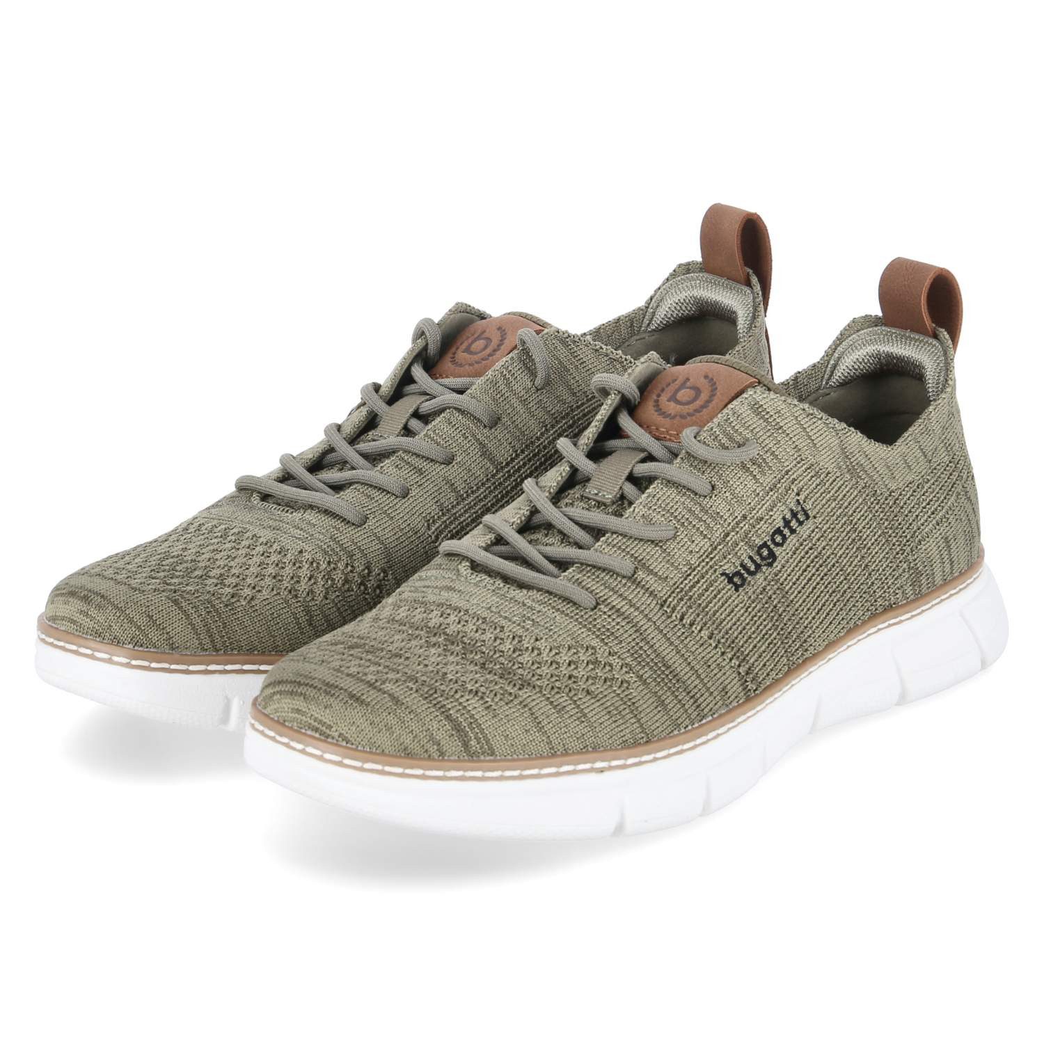 bugatti Bugatti 321ASR016900-7200 Herren Textil gruen Schnürschuh