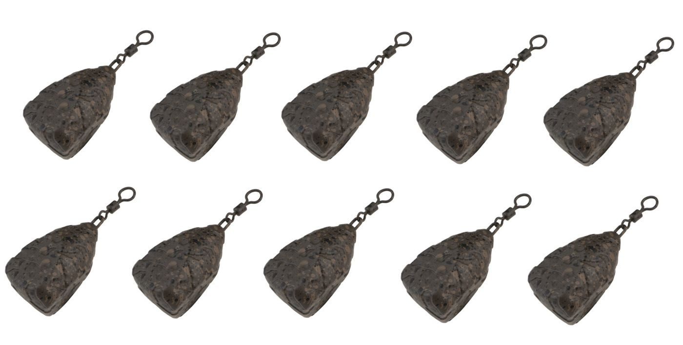 Karpfenblei Fox Edges Flat Pear Lead - 10 Karpfenbleie