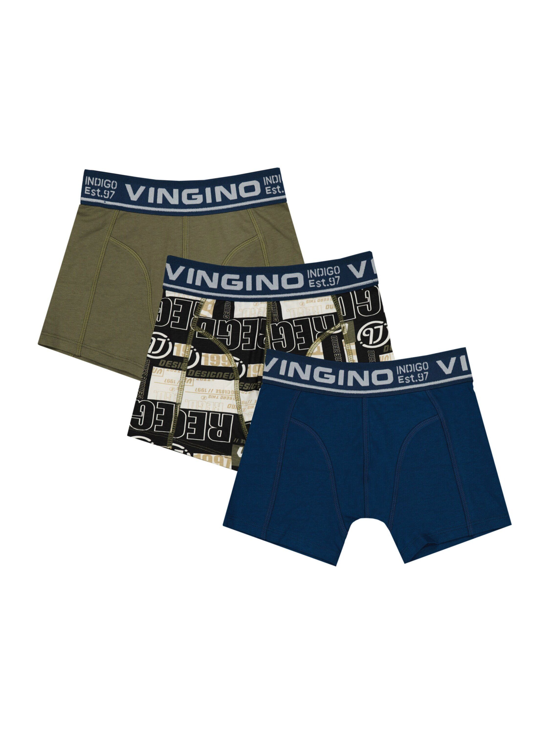 Vingino Jungen Boxer Shorts 5er Pack - Wochenpackung In Blau