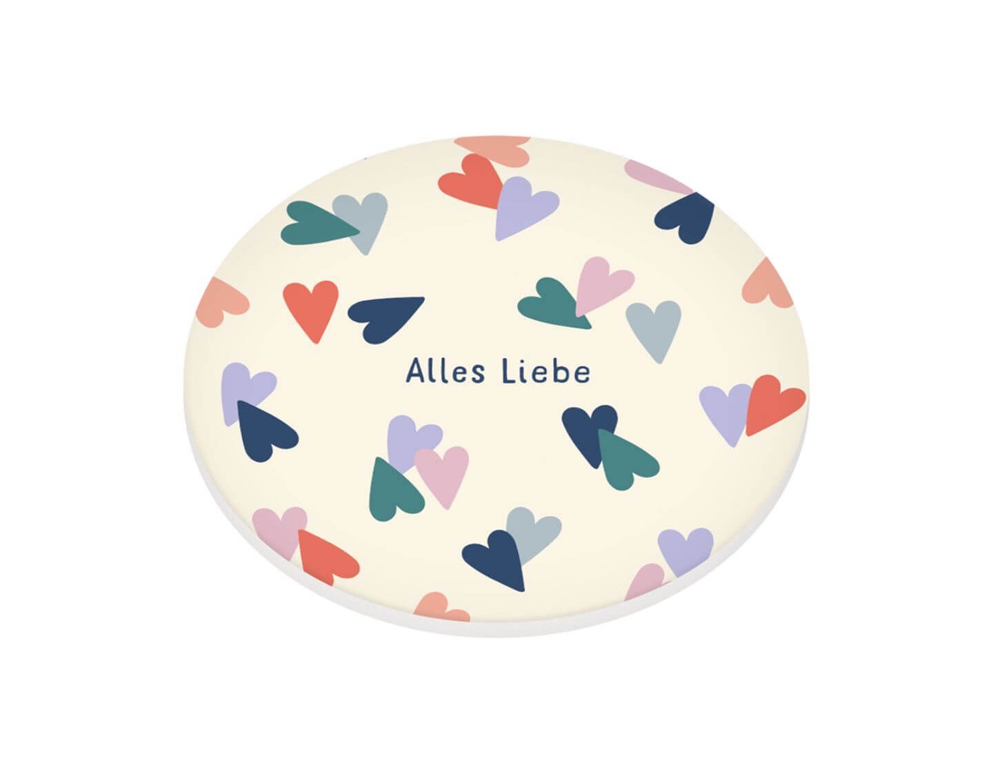 Grafik Werkstatt Getränkeuntersetzer Keramik-Untersetzer Alles Liebe