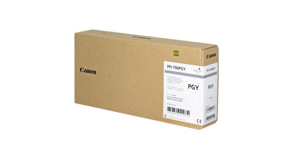 Canon Canon PFI-706PGY Druckerpatrone grau Tintenpatrone