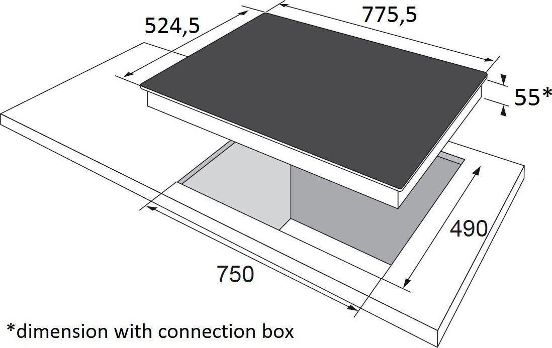 Amica Induktions-Kochfeld 13322 KMI A