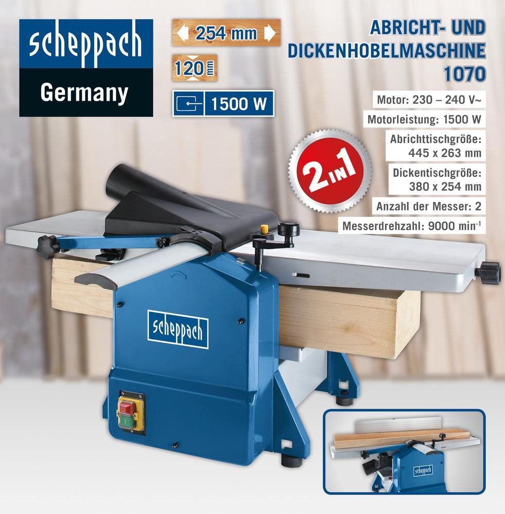 Scheppach Dickhobelmaschine HMS1070 Abricht- & Dickenhobelmaschine günstig online kaufen