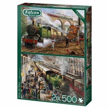 Jumbo Spiele Puzzle Falcon Mail by Rail 2 x 500 Teile, 500 Puzzleteile
