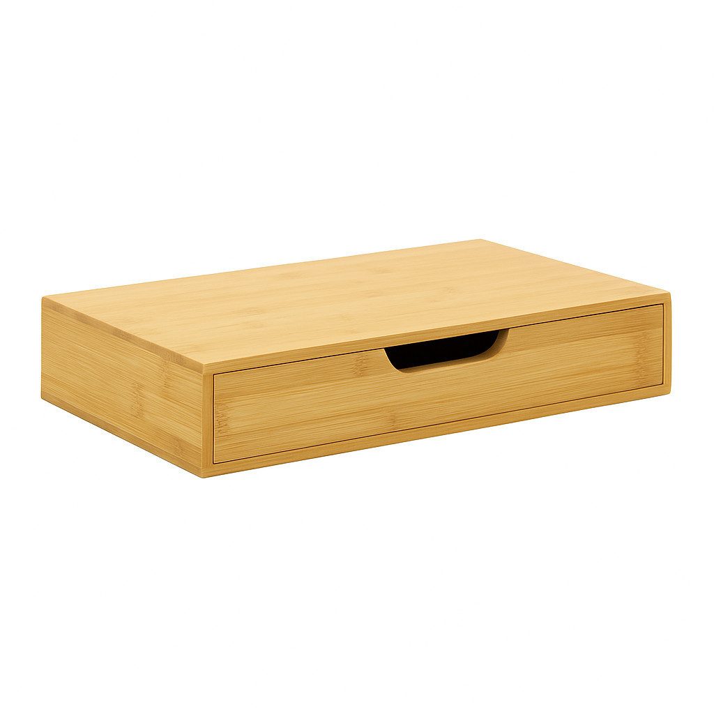 AD.CON Wandregaltisch Wandregal mit Schublade Hängeregal Regal mit Stauraum Wandboard