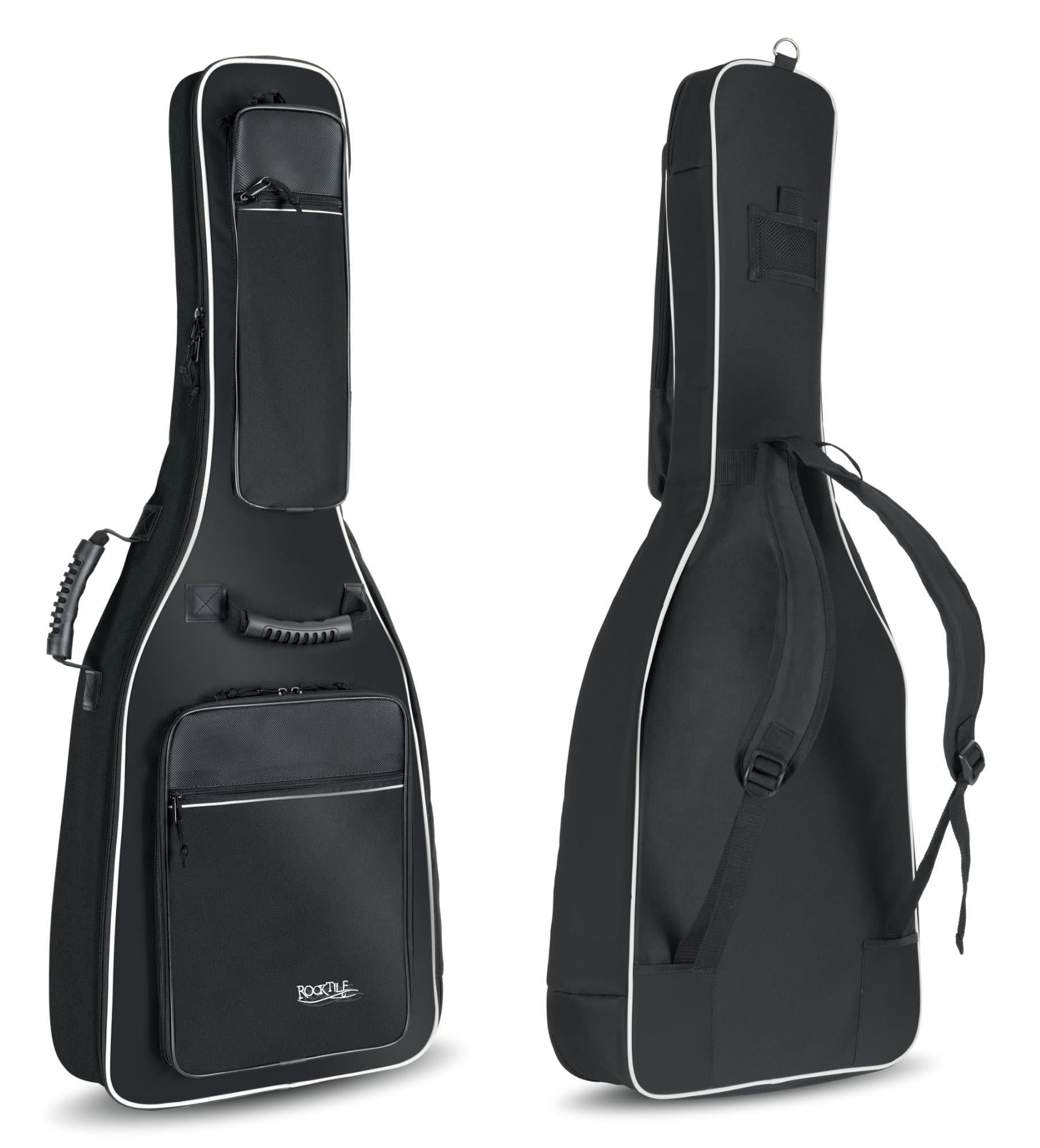 Rocktile Gitarrentasche 4/4 Klassik-Gitarrentasche Deluxe, Ergonomisch geformter, gummierter Komfort-Griff | Gitarrentaschen