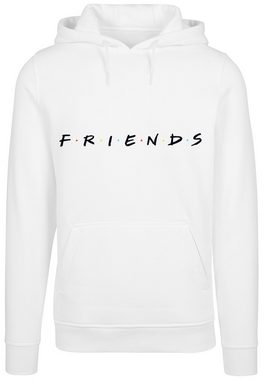 F4NT4STIC Sweatshirt FRIENDS TV Serie Text Logo WHT Herren,Premium Merch,Slim-Fit,Kapuzenpullover,Bedruckt