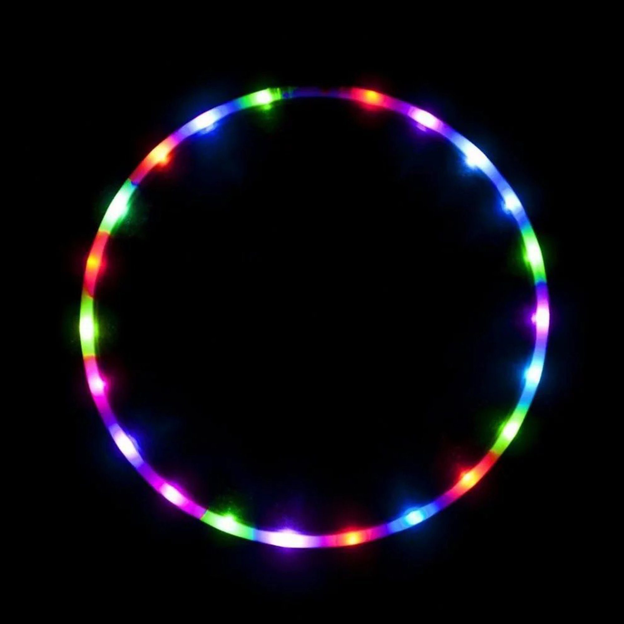 Technofit Turnring LED Hula-Hoop Reifen Technofit für Kinder ab 6 Jahre und  Erwachsene Fitness Tanzen, Übung, Gewichtsreduktion, Bewegung, Abnehmen,  Spaß