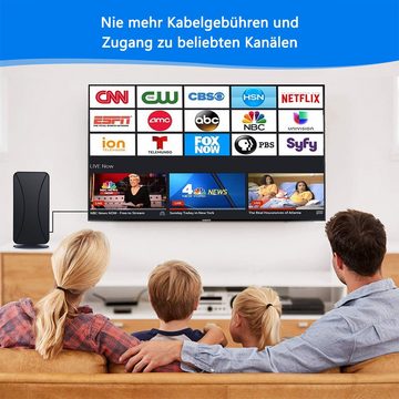 GelldG DVB-T2 Antenne 80 Meilen Digitale TV-Antenne Innenantenne