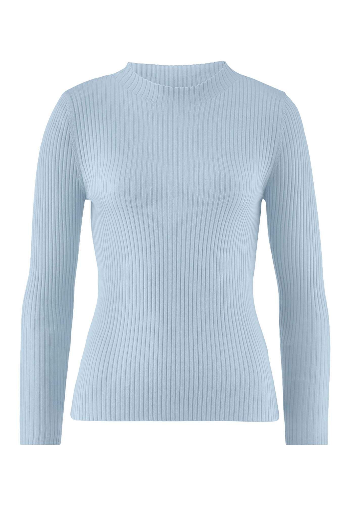 Hessnatur Strickpullover Fitted aus TENCEL™ Lyocell mit Bio-Baumwolle (1-tlg)