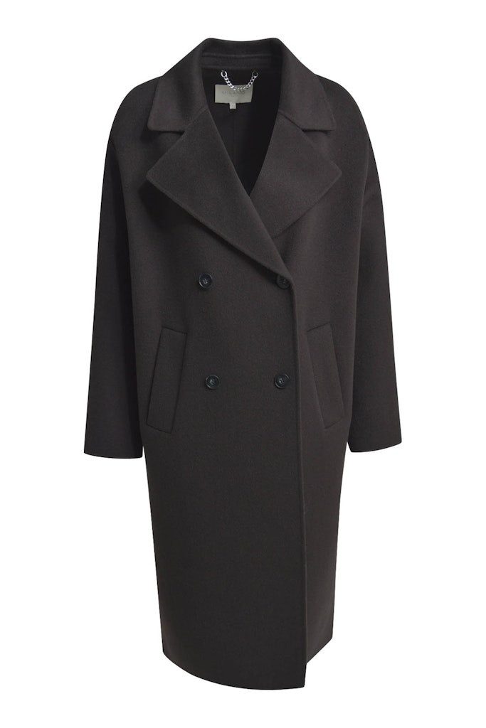 Milano Italy Kurzmantel DOUBLE BREASTED WOOL COAT LAPEL COL