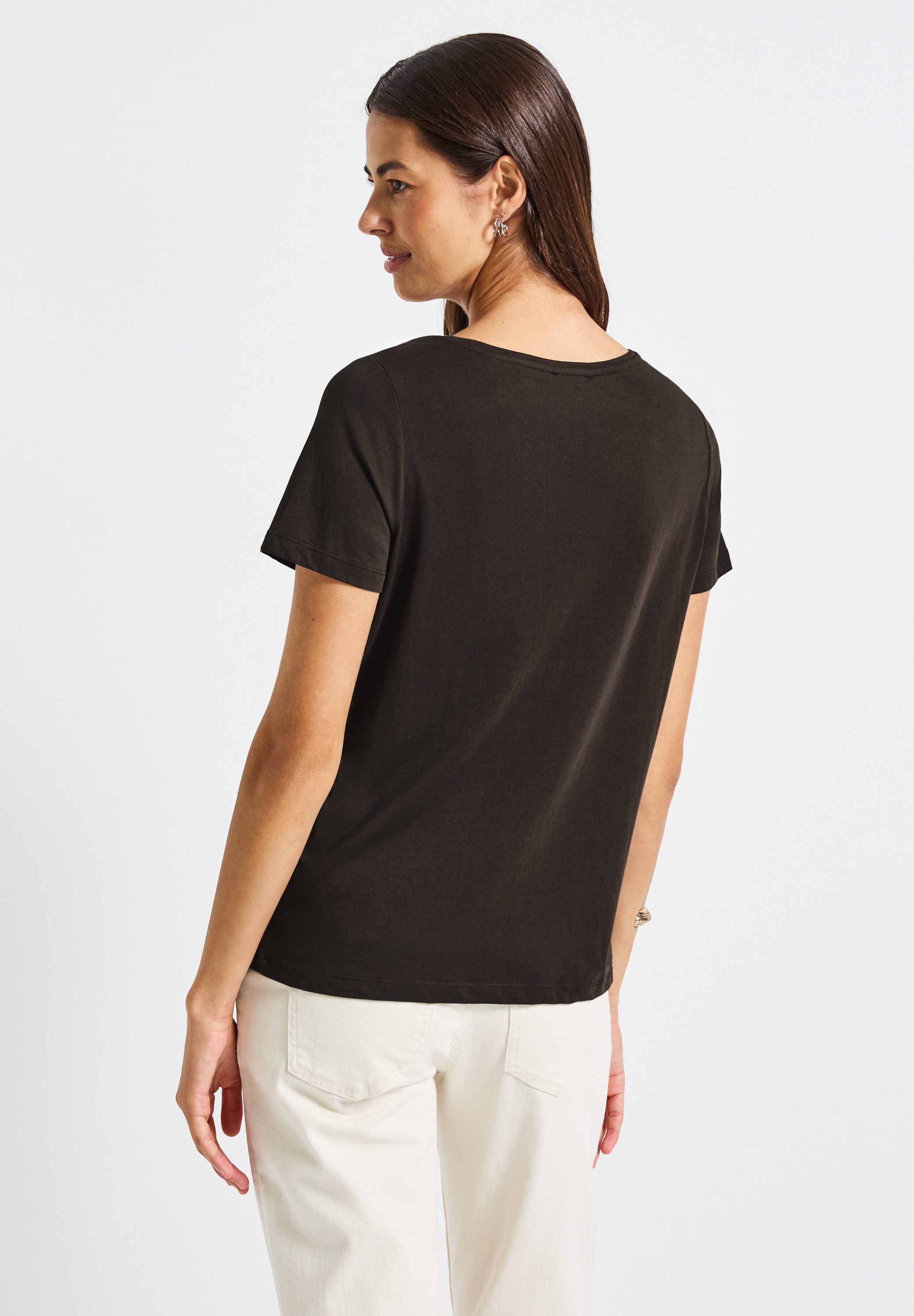 STREET ONE T-Shirt mit Wording Artwork günstig online kaufen