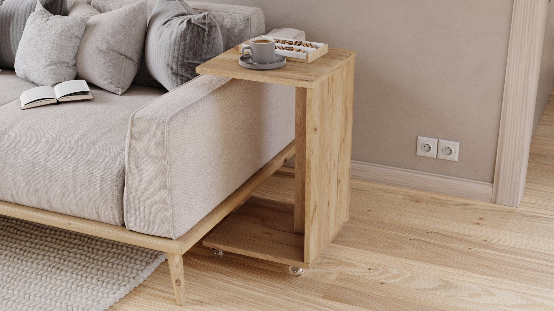 designimpex Beistelltisch Design Hugo Ecktisch Tisch günstig online kaufen