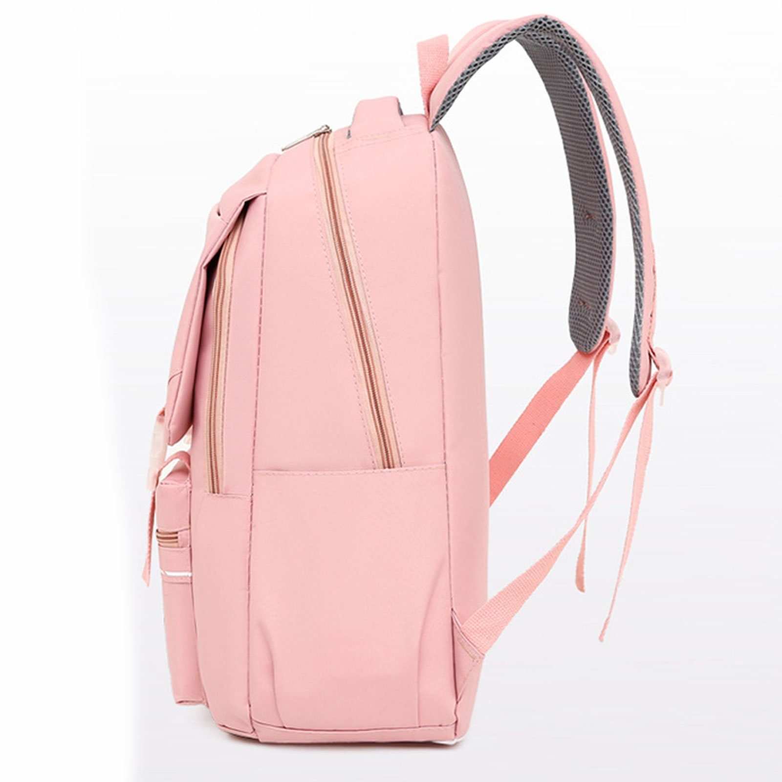 OKWISH Schulrucksack Laptop Rucksack Rucksäcke Tasche Herren bis (1 mit Laptopfach, für Wasserbeständig Schule Backpack für 22 Laptop, 32 Studenten Freizeit Teenager cm), 47 Damen Laptop × Schüler Stück Uni Notebook Schulranzen Laptoptasche Pink Rucksack, × Arbeit 15,6-Zoll Jungen