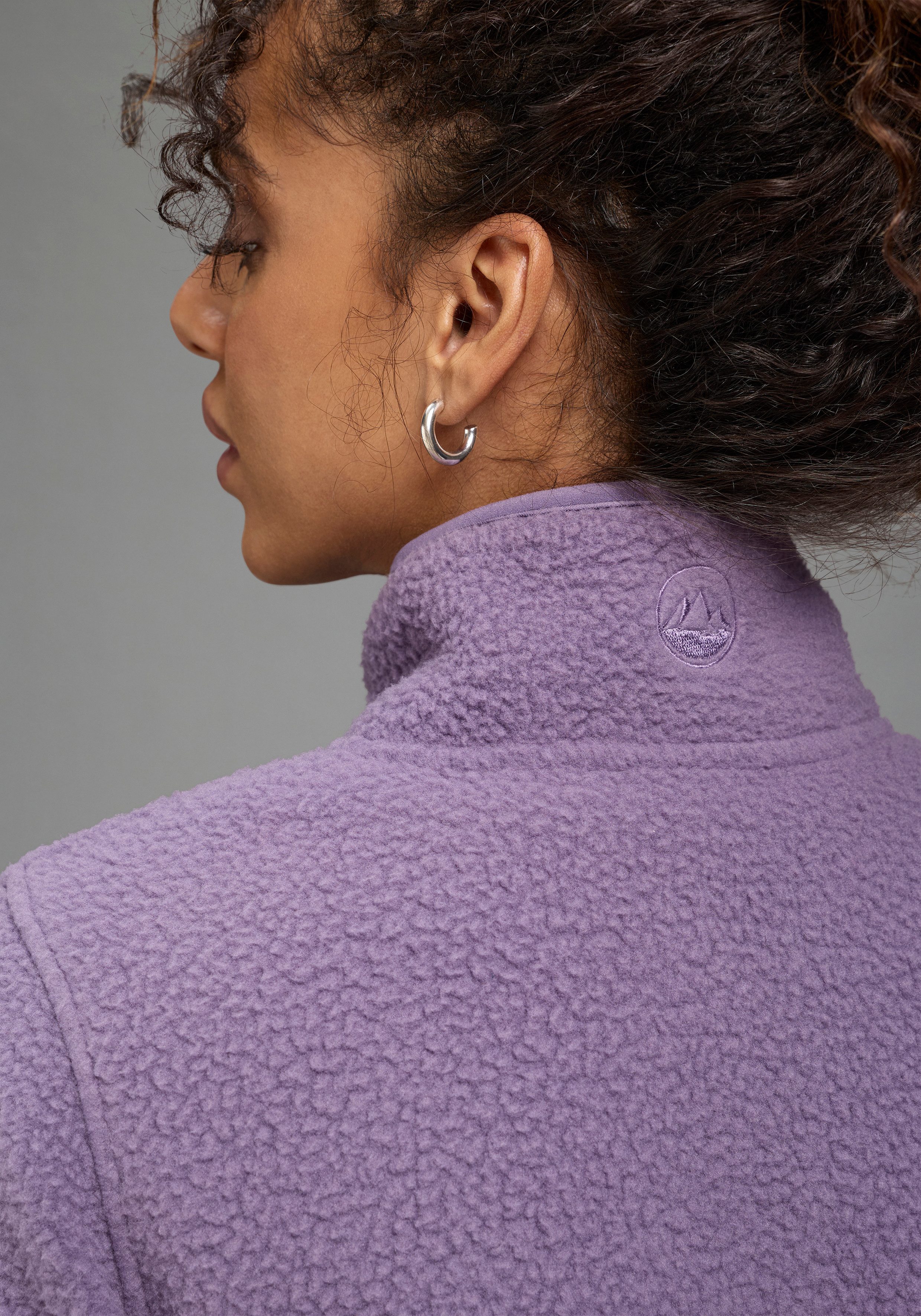 Polarino Fleecejacke aus Teddy-Fleece, Übergangsjacke – Bild 3 von 5