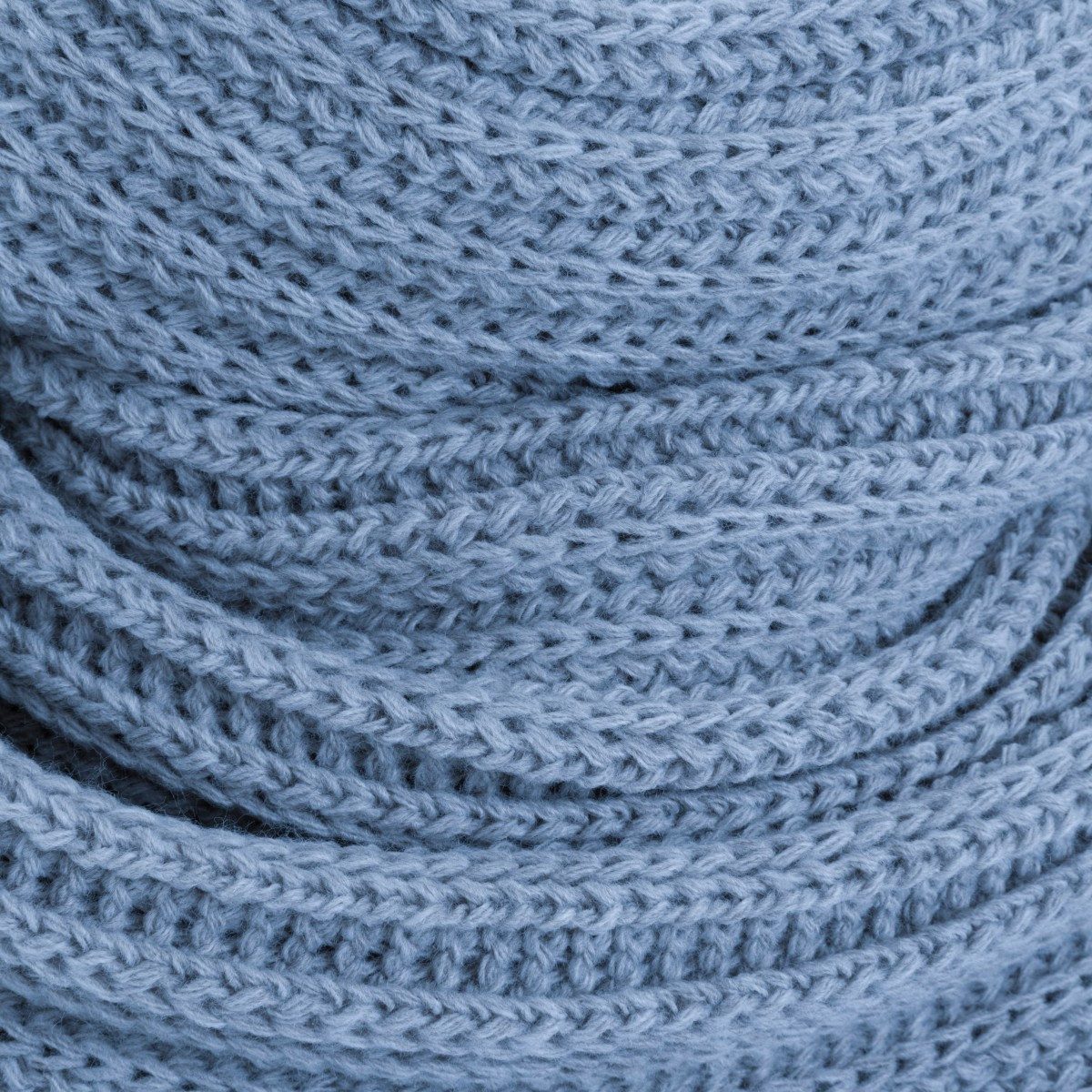 Knit Factory Strickschal Nica Loop Schal Crystal Blue One Size Gestreift, (Set, 1-St. Spar-Set), Schal Damen Herren set loop tücher schals winter Strick Mode herbst