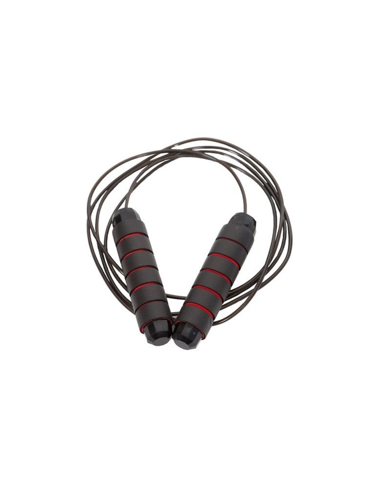 oko Trainingshilfe Springseil eco mit weichen Griffen (3 Meter) schwarz/rot