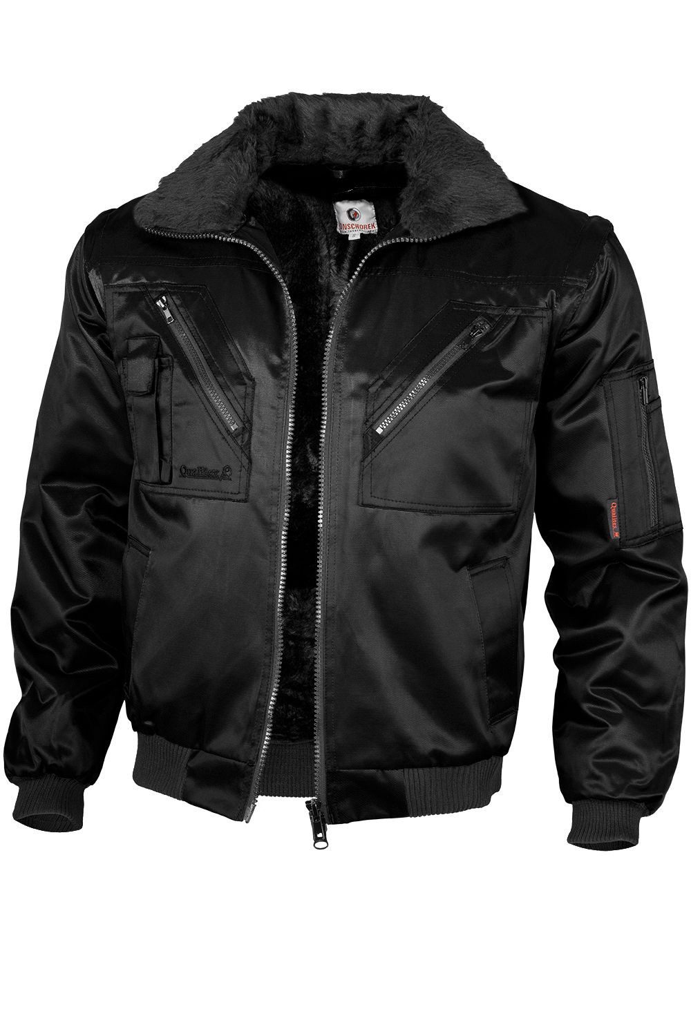 Qualitex Workwear Pilotenjacke klassische 4-in-1 Arbeitsjacke günstig online kaufen