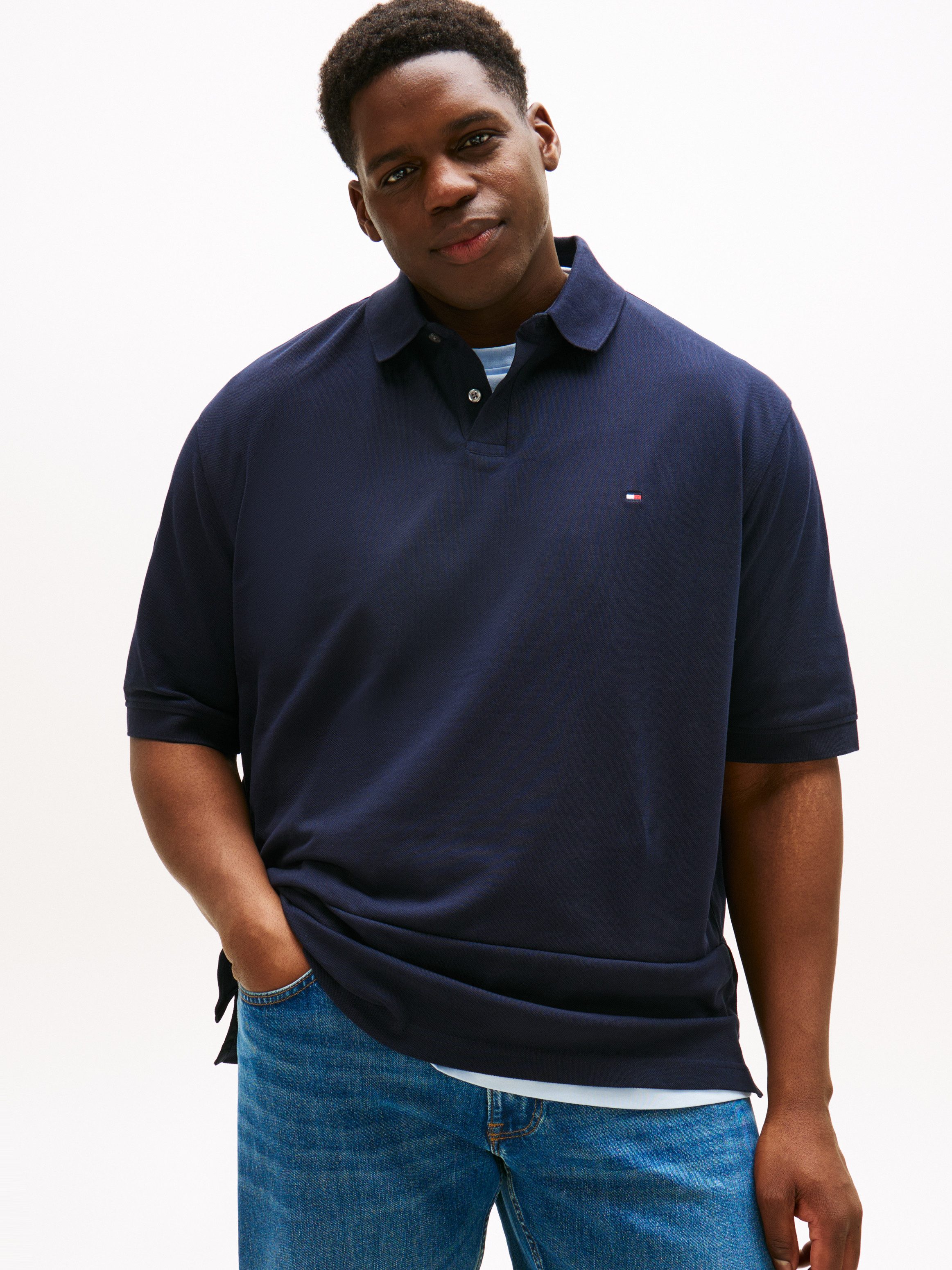 Tommy Hilfiger Big & Tall Poloshirt BT -1985 REGULAR POLO -B Große Größen günstig online kaufen