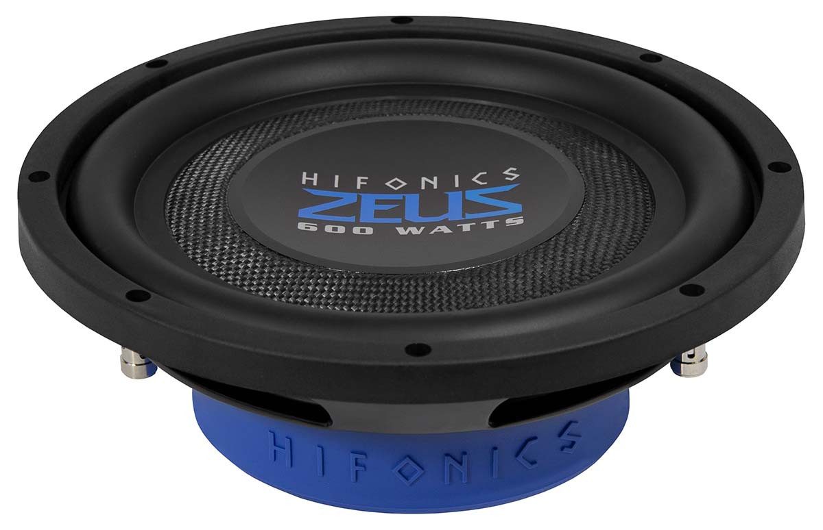 Hifonics ZST10D4 25 cm (10) 250mm FLACH Flat Shallow Subwoofer Auto-Subwoofer (300 W, max.: W 25 cm)
