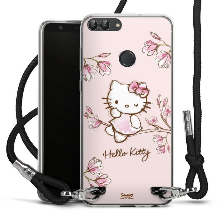DeinDesign Handyhülle Hello Kitty Fanartikel Hanami Hello Kitty - Magnolia Huawei Honor 9 Lite Handykette Hülle mit Band Case zum Umhängen