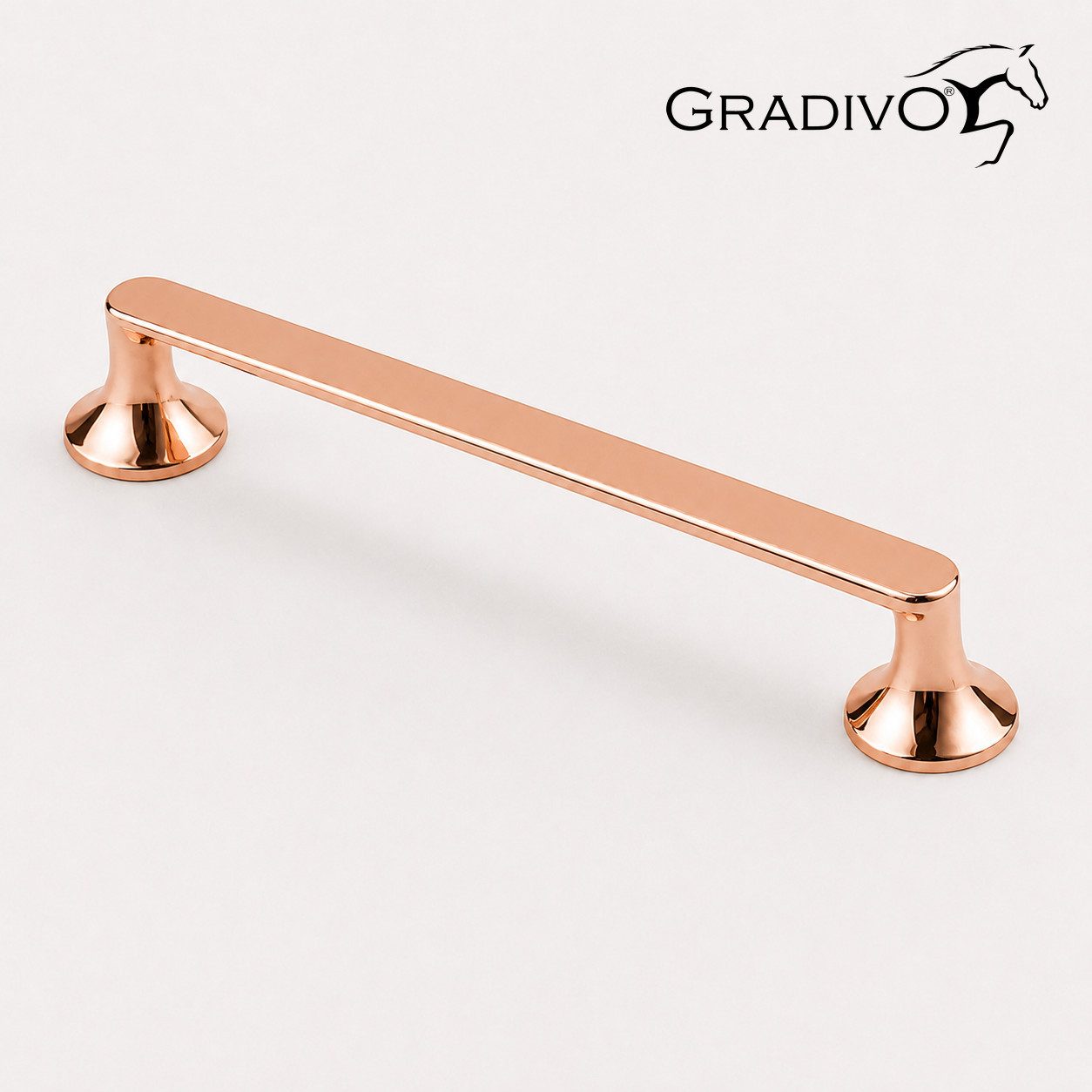 Gradivo Möbelgriff Schrankgriff Bügelgriff 102 - Rosegold, 128 mm