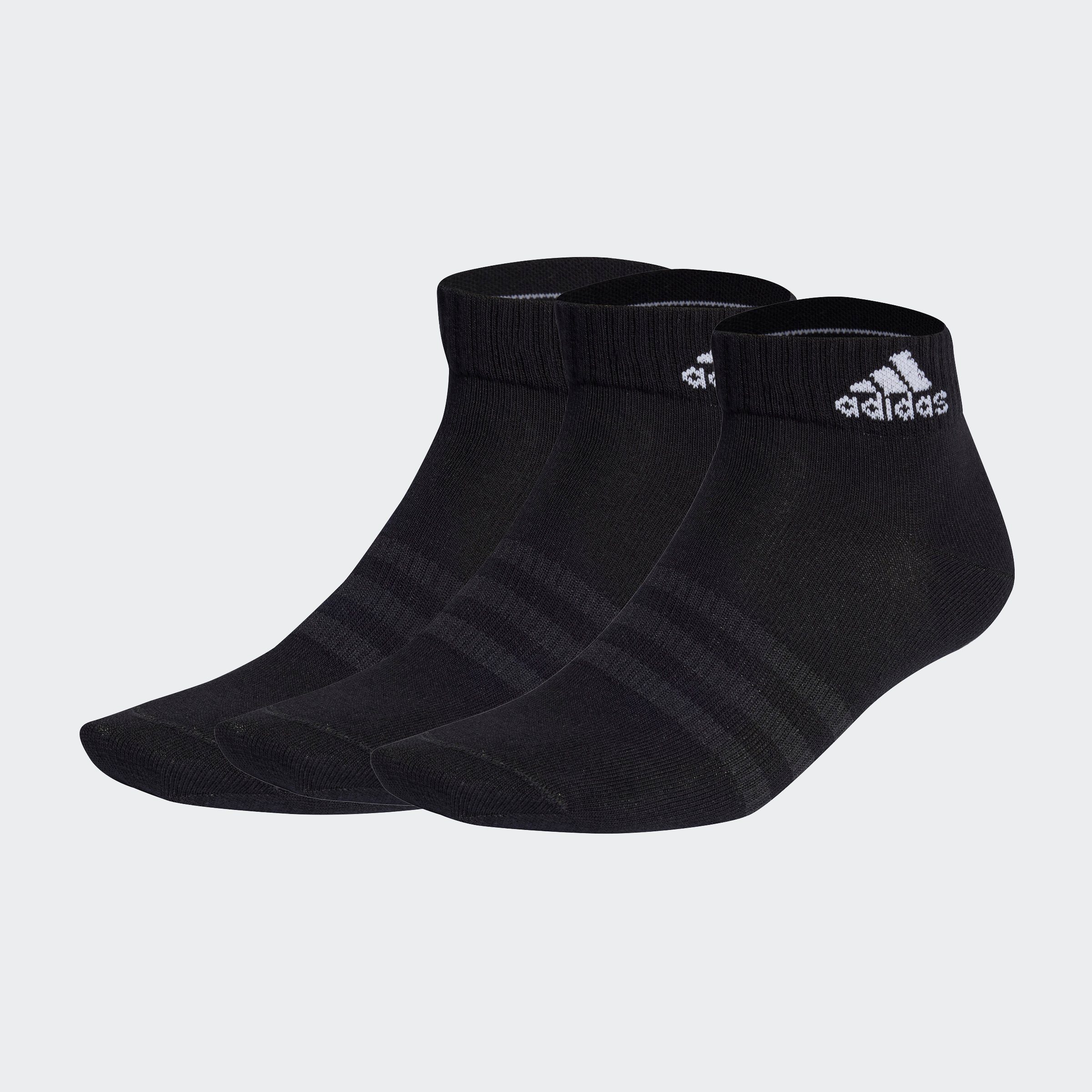 adidas Performance Sportsocken THIN AND LIGHT ANKLE SOCKEN, 3 PAAR (3-Paar) Black / White