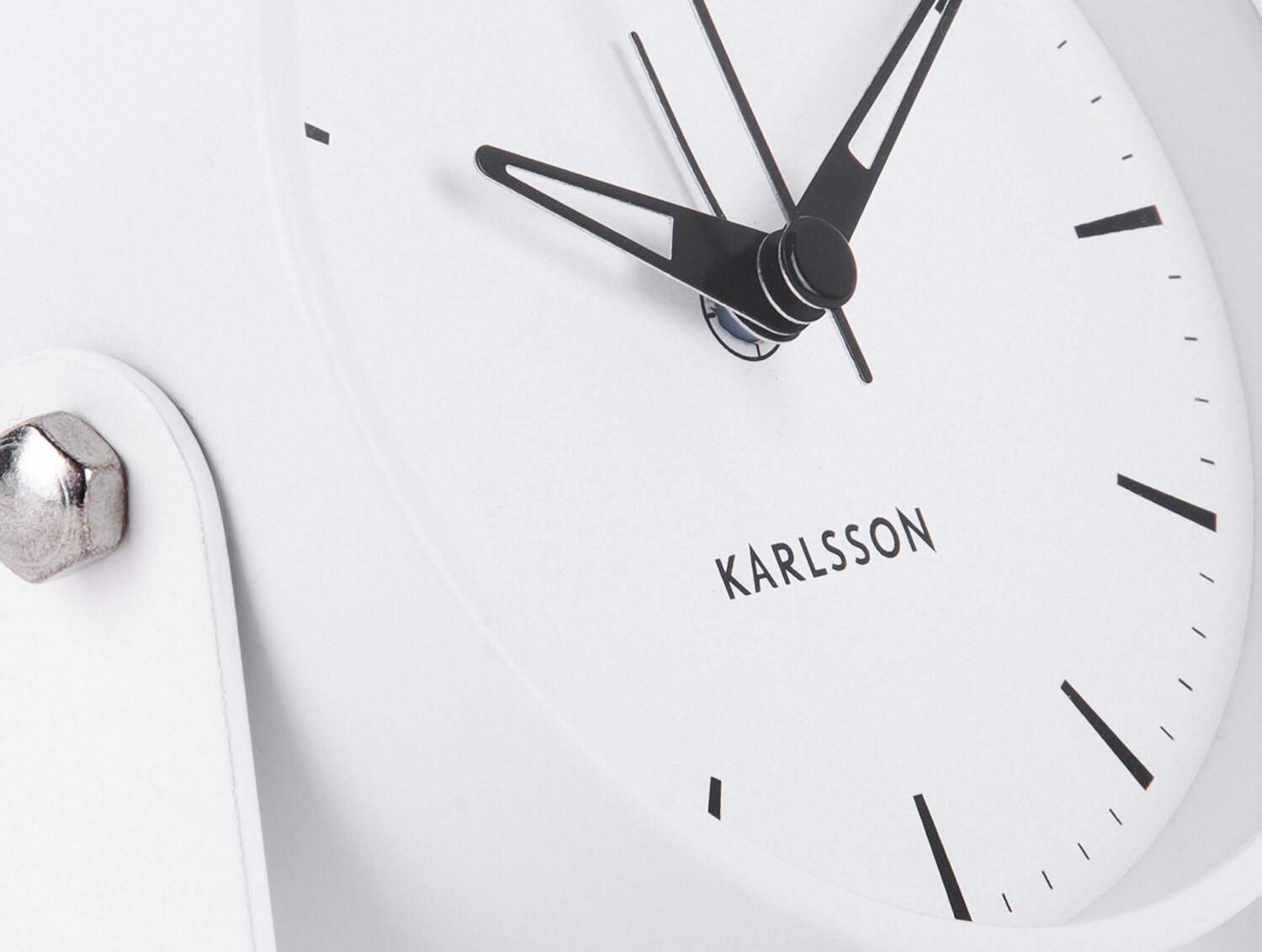 Karlsson Uhr Minimalistischer Wecker CALM, Ø 9,5 cm