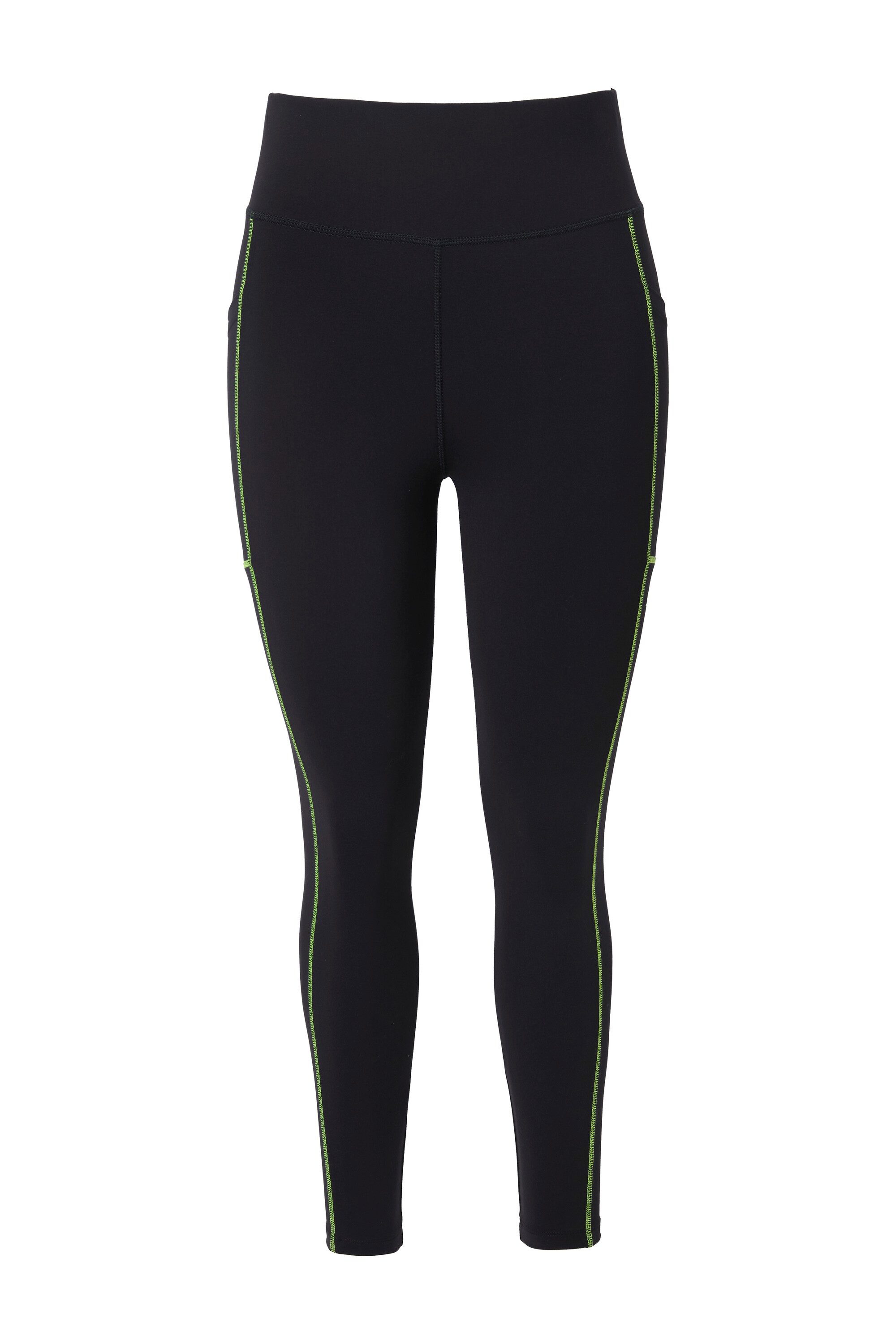 Ulla Popken Leggings Sport-Leggings Neon-Nähte Taschen günstig online kaufen