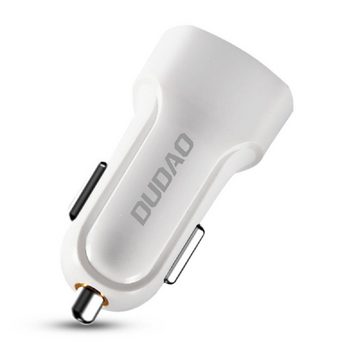 Dudao Car Kit 2x USB 2.4A Ladegerät + 3in1 Lightning / Typ C / Micro USB Smartphone-Ladegerät
