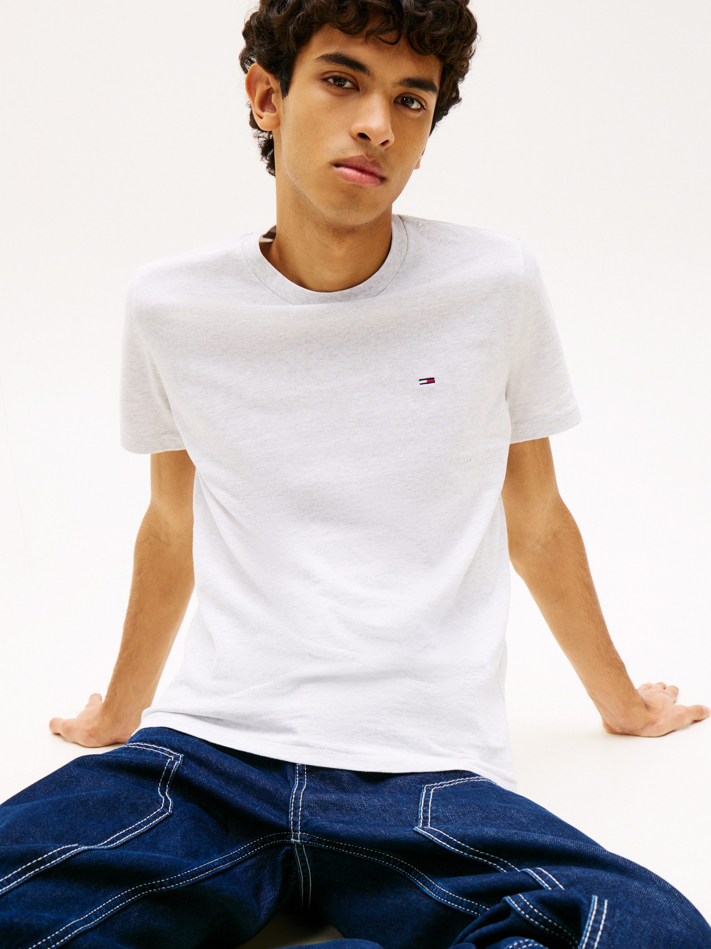 Tommy Jeans Rundhalsshirt TJM XSLIM 2PACK JERSEY TEE EXT (Packung, 2er-Pack günstig online kaufen