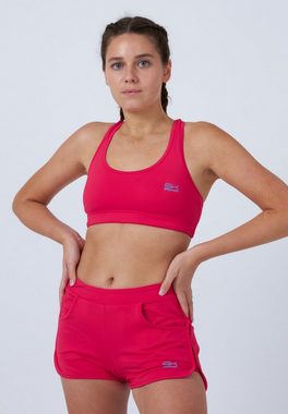 SPORTKIND Funktionsshorts Tennis Sport Shorts 2-in-1 Mädchen & Damen pink