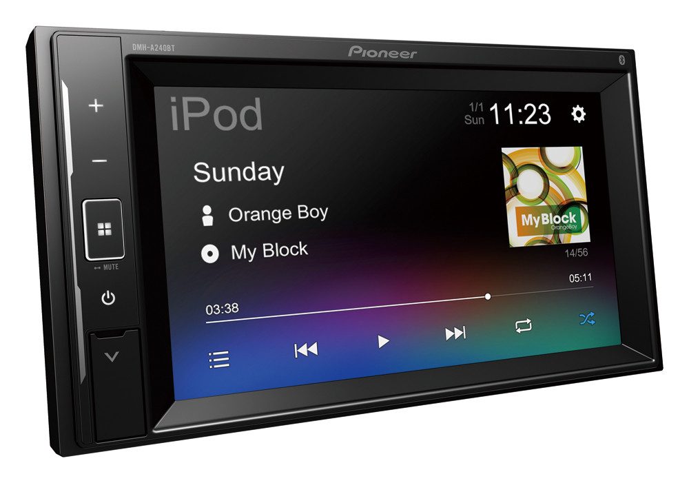 Pioneer DMH-A240BT Mediareceiver 6,2 Zoll-ClearType-(15,7 cm) Autoradio (Freisprecheinrichtung)
