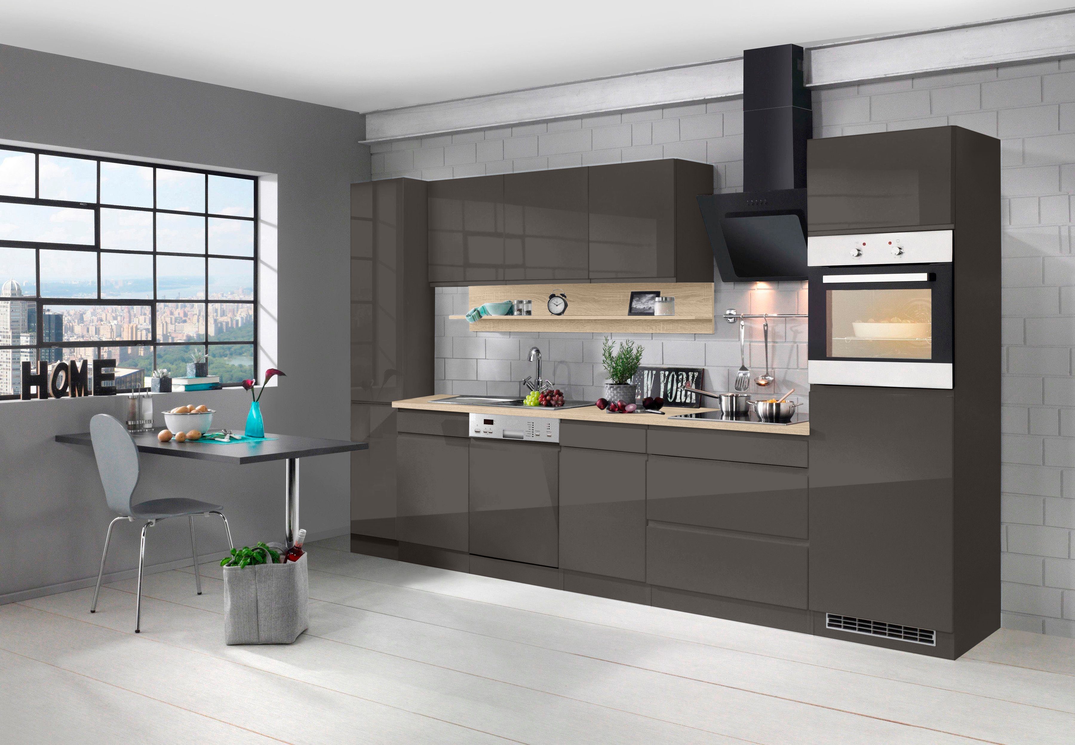 KOCHSTATION Küchenzeile KS-Virginia, Breite 330 cm, günstig online kaufen