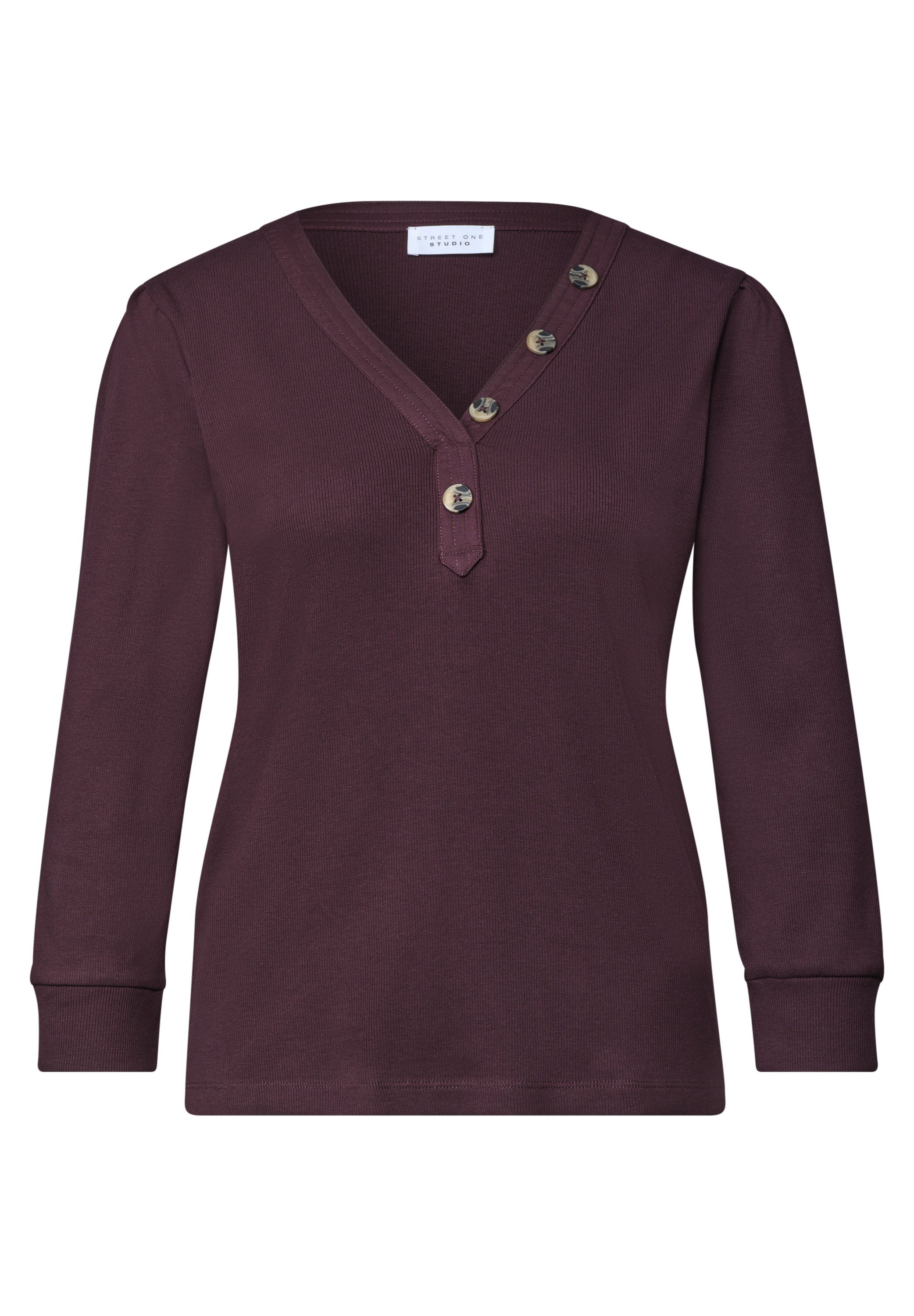 STREET ONE STUDIO 3/4-Arm-Shirt mit Knopfleiste – Bild 4 von 5