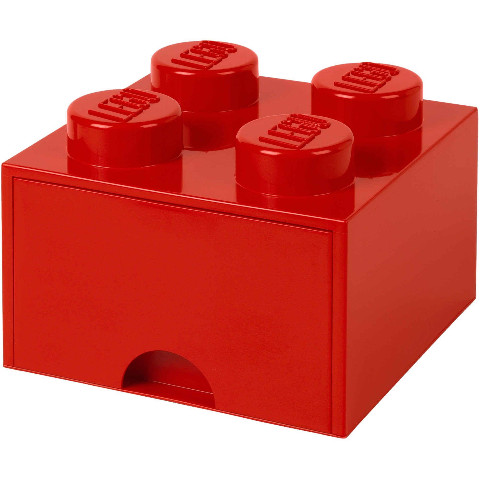 Room Copenhagen Spielzeugtruhe Room Copenhagen LEGO Brick Drawer 4 rot