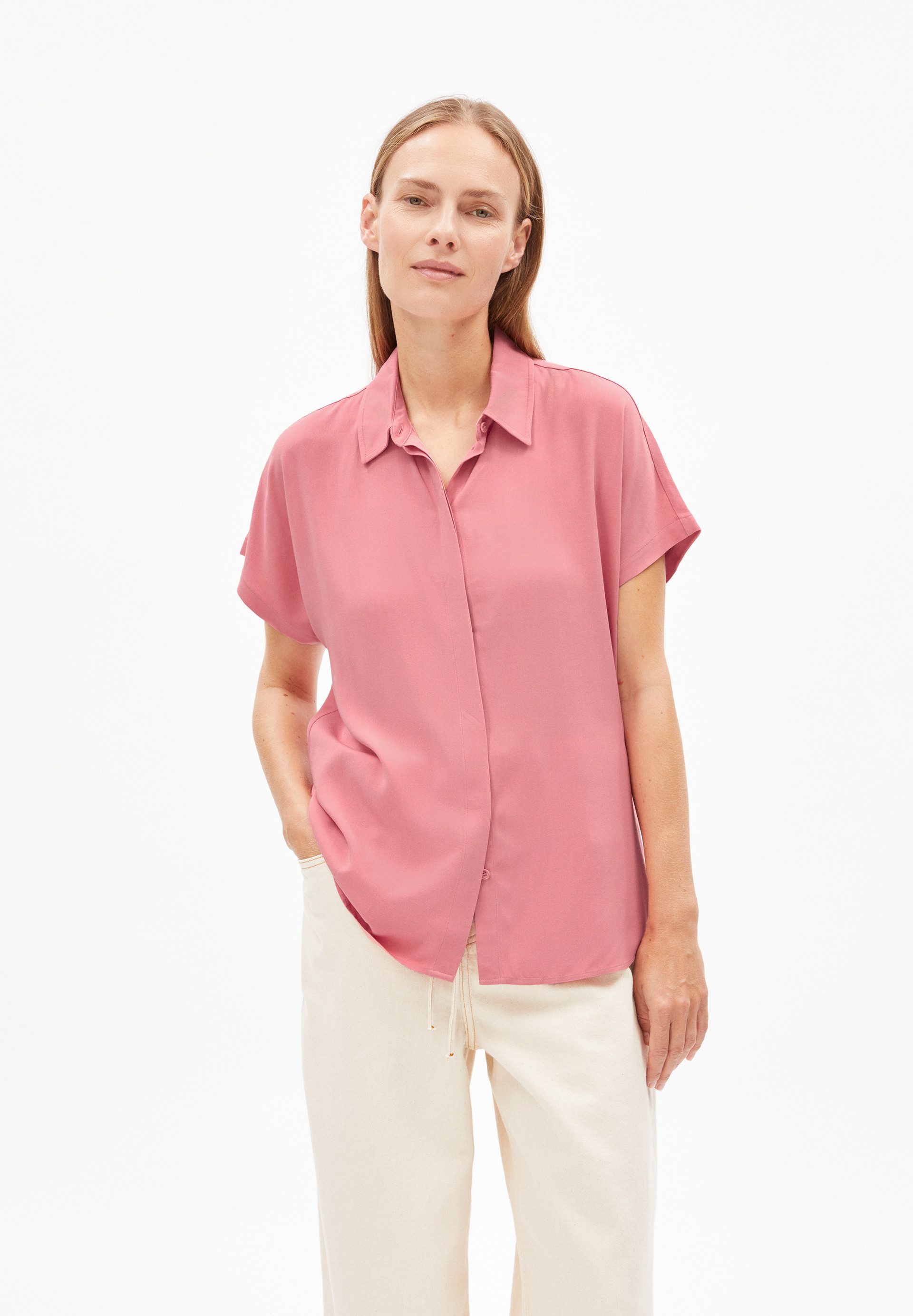 Armedangels Hemdbluse LARISAANA Damen (1-tlg) Bluse aus LENZING™ ECOVERO™ V günstig online kaufen