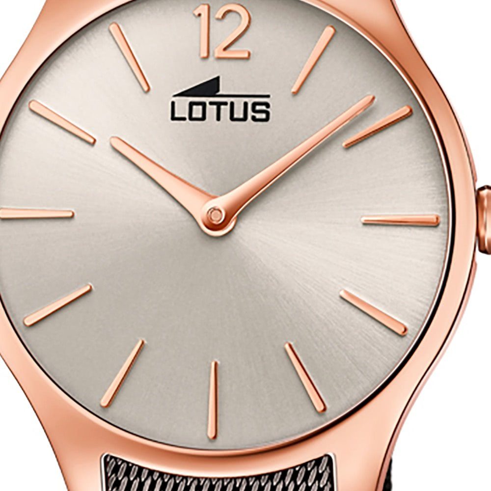 Damen Uhren Lotus Quarzuhr UL18751/1 Lotus Damen Armbanduhr Bliss 18751/1, Damenuhr rund, mittel (ca. 32mm), Edelstahl, Edelstah