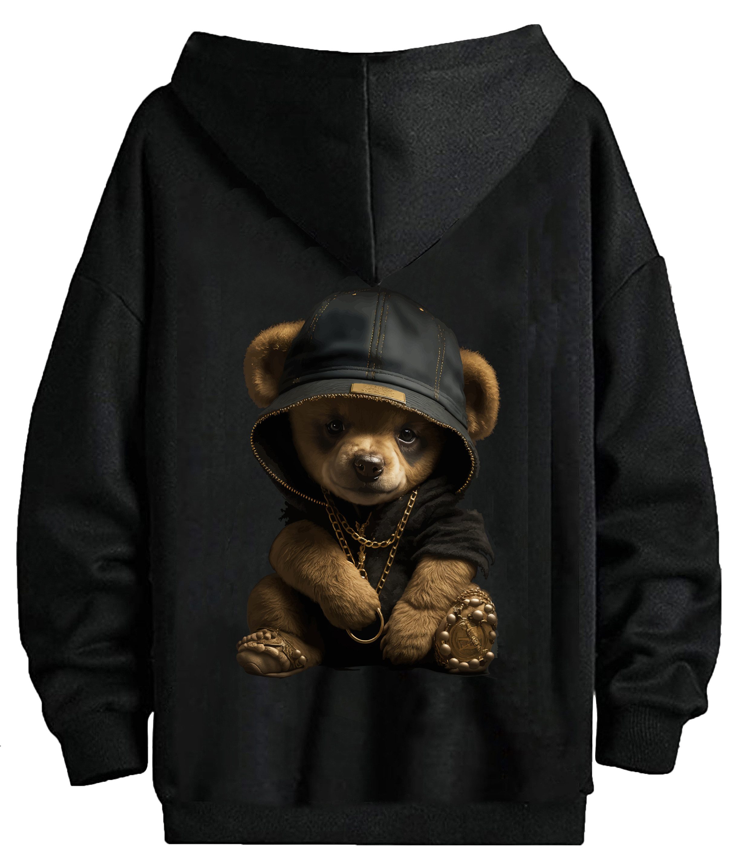 RMK Hoodie Herren Pullover Pulli Kapuzenpullover Sweatshirt Gangster Teddy günstig online kaufen